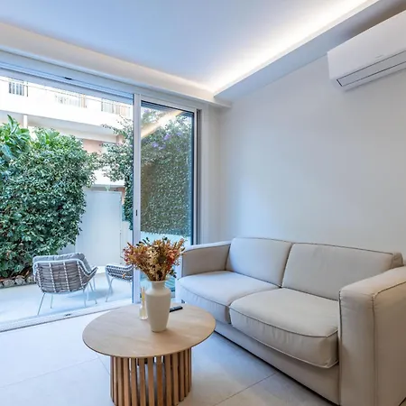 Modern 2 Chambres-terrasse-pointe Croistte-palm A2b267 דירה