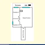 Modern 2 Chambres-terrasse-pointe Croistte-palm A2b267 Apartment